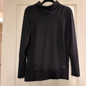 lululemon athletica Black Cowl Neck Sweater